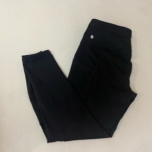 2/$20 - Zella Black Capri Leggings with Large Side Pockets - M - 8-10